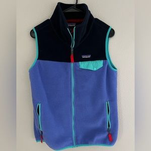 Patagonia Womens Fleece Retro Colorblock Vest size M